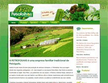 Tablet Screenshot of petrofolhas.com.br